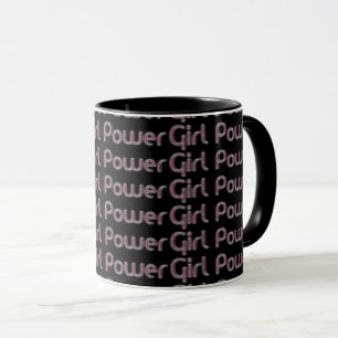 Glitter Girl Power Mugg