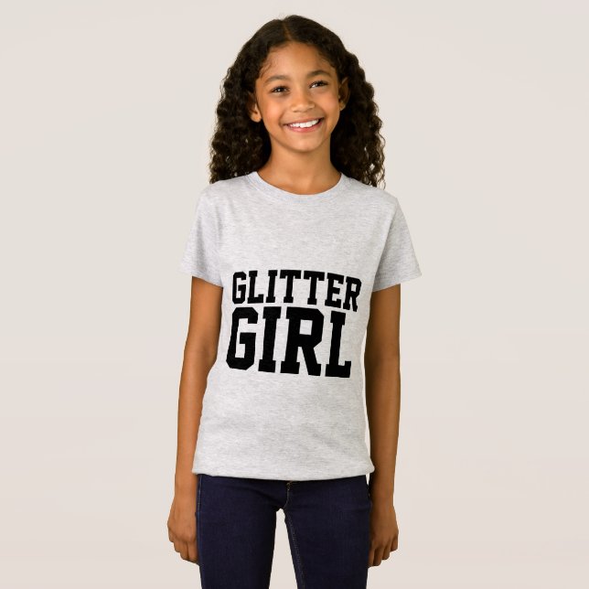 GLITTER GIRL T-SHIRTS (Hel framsida)