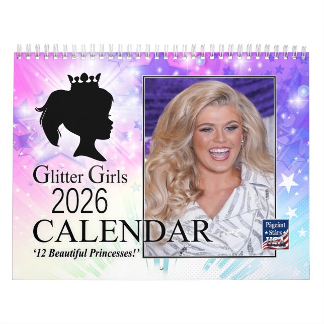 Glitter Girls 2026 Calendar Kalender (Omslag)