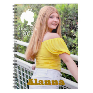 Glitter Girls Alanna Spiral Photo Notebook Anteckningsbok
