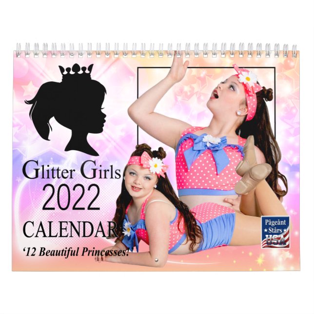 Glitter Girls-kalender 2022 Kalender (Omslag)