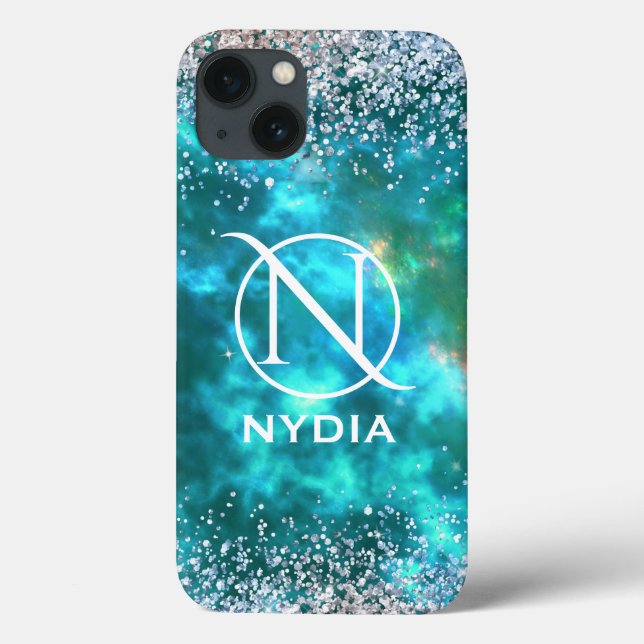 Glitter Girly Sweet 16 Turkos (Baksida)