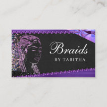 Glitter Glam Abstrakt Modern Hair Braiding Salon