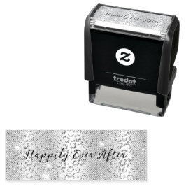 Glitter Glam Leopard Självfärgande Stämpel