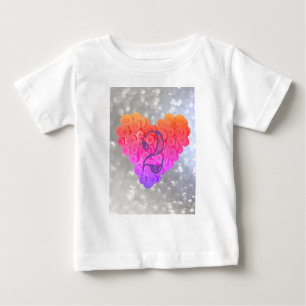 Glitter Glamor Heart 2:a födelsedagstävlingen T Shirt