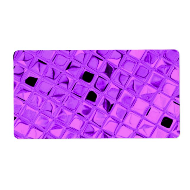 Glitter Glamor Lila Metall Fraktsedel (Framsidan)