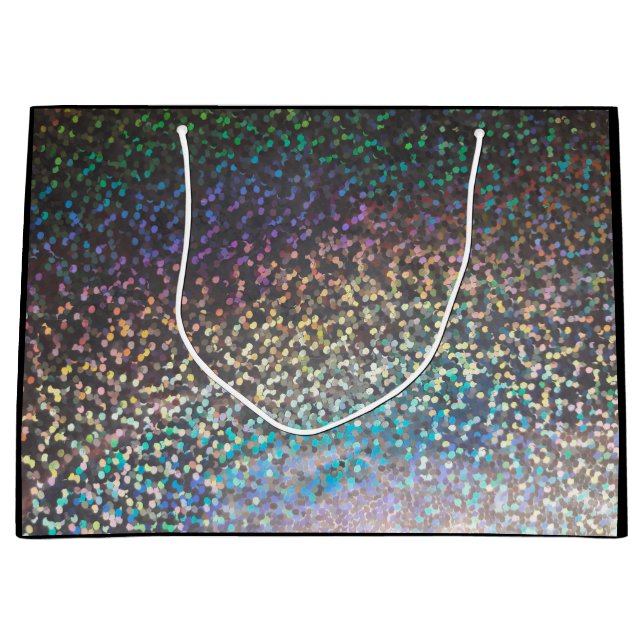 Glitter gnistra sequin confietti multifärgad print (Framsidan)