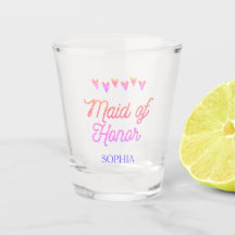 Glitter Gradation Hjärt Jungfru Glas