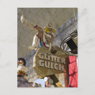 Glitter Gulch Las Vegas Foto vykort