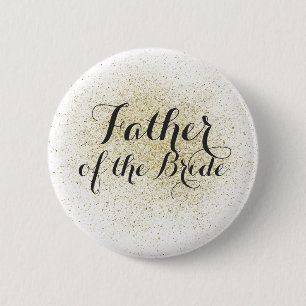 Glitter Guld Far i Bride-knappen Knapp