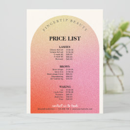 Glitter Hairdresser Nagel Beauty Salon Pris List