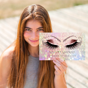 Glitter Hairdstyle för ro för ögonfrans för Tidsbeställning Kort