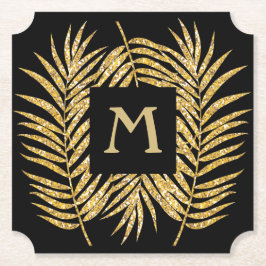 Glitter Handflatan Träd BILJETT Underlägg Papper