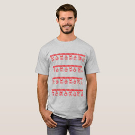 Glitter HO HO HO (Röd) T Shirt