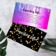 Glitter Honeymoon Fund bröllopsdusch eller bröllop