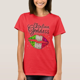 Glitter Italia Diva Princess Goddess Italien T-shirt