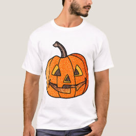 Glitter Jack O'Lantern T Shirt