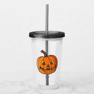 Glitter Jack O'Lantern Take Away Mugg