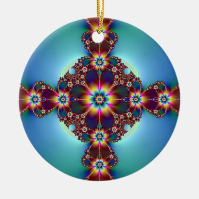 Glitter Julgransprydnad Keramik (Framsidan)