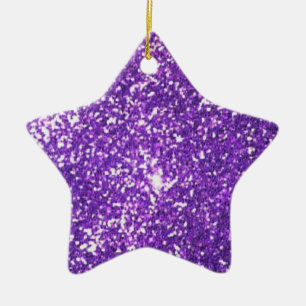 glitter julgransprydnad keramik
