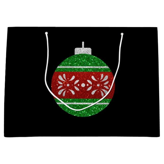 Glitter julprydnad (Framsidan)