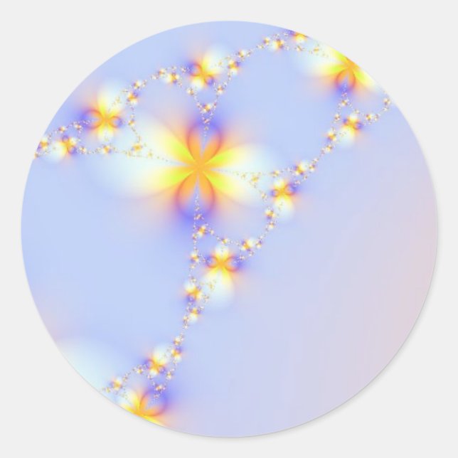 glitter-kedjan runt klistermärke (Framsida)