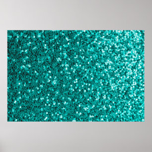 Glitter klarturkos struktur poster