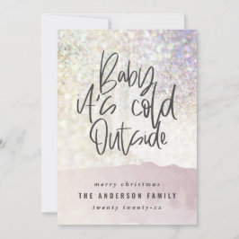 Glitter-klassen baby kallet utanför jul