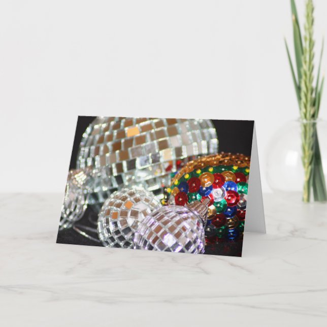 Glitter klumpa ihop sig julkortet helgkort (Framsida)