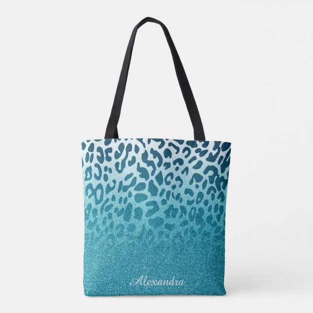 Glitter Leopard Tygkasse (Baksida)