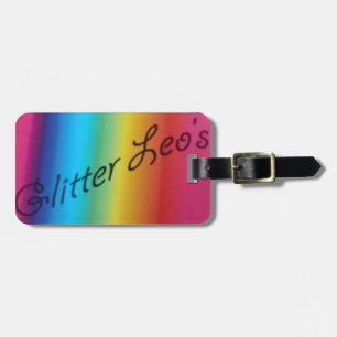 Glitter Leo's Bagagebricka