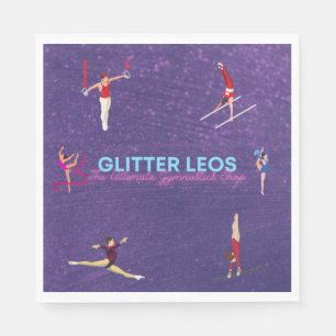 Glitter Leo's - Den Ultimata Gymnastikbutiken Pappersservett