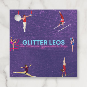 Glitter Leo's - Ultimate Gymnastics Shop Gåvor Etiketter