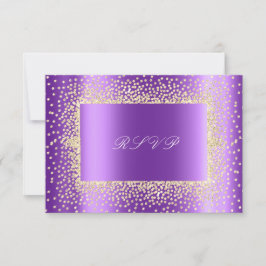Glitter Lila Ametyst Guld OSA Krystal