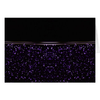 GLITTER - LILA HÄLSNINGSKORT