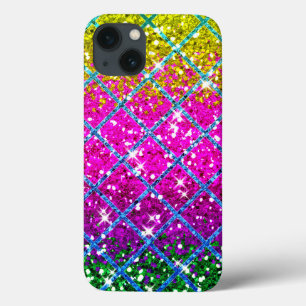 Glitter Lila Snakeskin