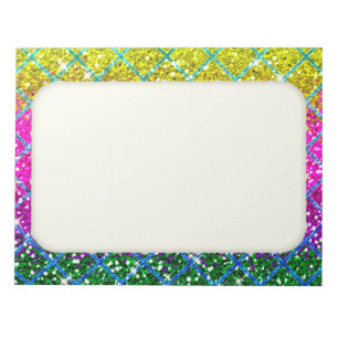 Glitter Lila Snakeskin Anteckningsblock
