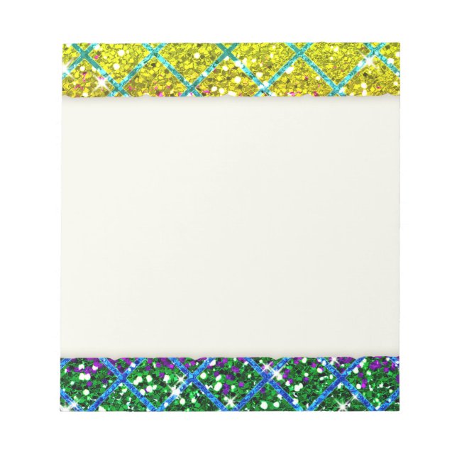 Glitter Lila Snakeskin Anteckningsblock (Framsida)