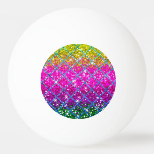Glitter Lila Snakeskin Pingisboll
