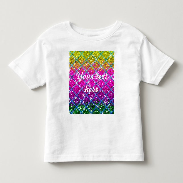 Glitter Lila Snakeskin Tröja (Framsida)