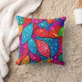 Glitter Löv Mönster Kudde