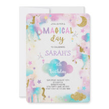 Glitter Magic Unicorn Birthday