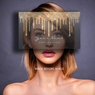 Glitter Makeup Artist Drives Waxing Black Tidsbeställning Kort