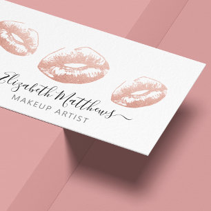 Glitter Makeup Artist Visitkort