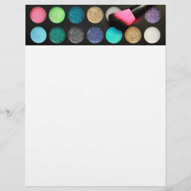 Glitter Makeup Flyers (Framsidan)