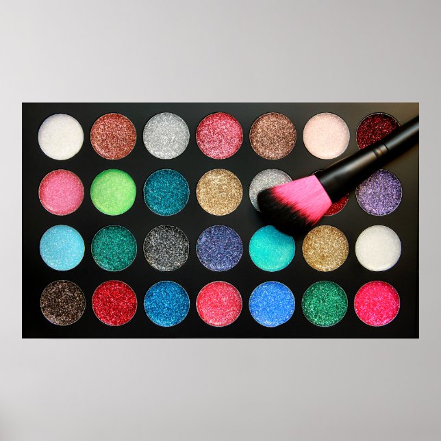 Glitter Makeup Palette Poster (Framsidan)