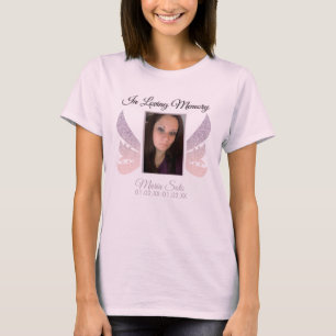 Glitter Memorial Begravning Begravning Gnistrande T Shirt