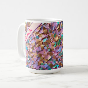 Glitter Modern opal Holografisk samling Kaffemugg