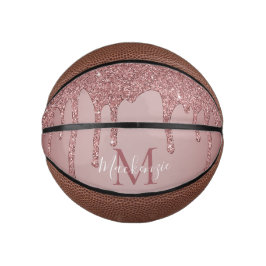 Glitter Monogram för cute Ro Guld