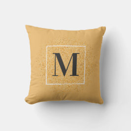 Glitter Monogram Kudde